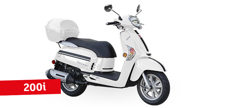 Spare parts Kymco Like 200i white