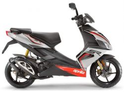 Aprilia SR 50 H2O ie+carb 2004-2009 silver