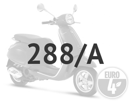 Spare parts Vespa Primavera 4-stroke 3-klepper (Euro4 injection IGET) Blue Deep Opaco 288/A