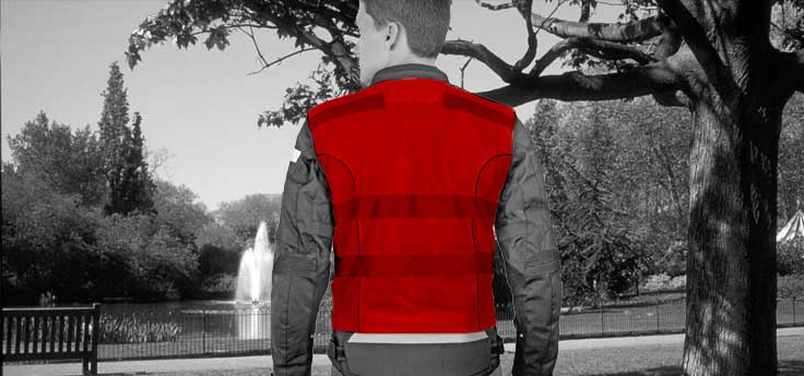 Cap / fluorescent safety vest