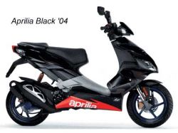 Aprilia SR 50 H2O ie+carb 2004-2009 black