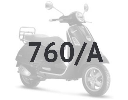 Vespa GTS 250 ie 2005-2009 (with ABS) grey stardust 760/A