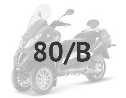 Spare parts Piaggio MP3 300 LT Sport 2009-2014 matt black 80/B