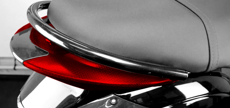 Rear fender / spoiler / tail light support