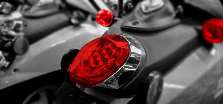 Indicator lens set + tail light lens