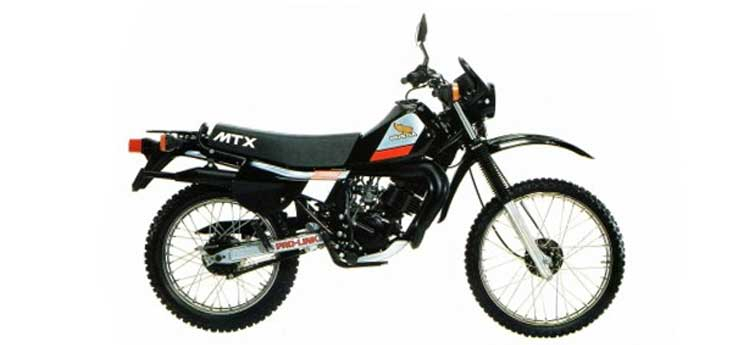 Honda - MTX50 MTX 0 bike for R review specs parts in Exploded 1 : 2