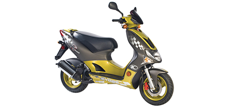 Spare parts Kymco Super9 AC 2-stroke new model yellow - black