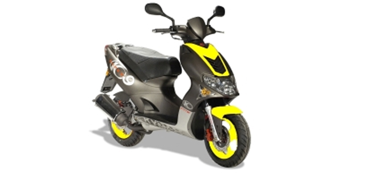 Spare parts Kymco Super9 AC old model matt black yellow