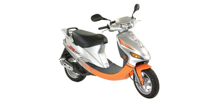Spare parts Kymco ZX 2-stroke silver-orange