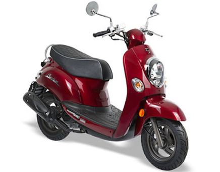 Spare parts Kymco Sento 4-stroke red