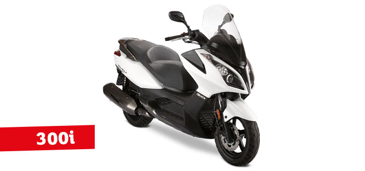 Spare parts Kymco Downtown 300i white