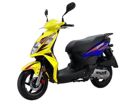 Spare parts Sym Orbit II (Y108C BU289) yellow blue