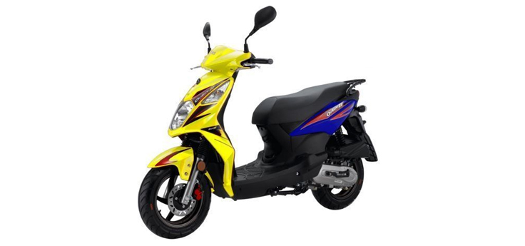 Spare parts Sym Orbit II (Y108C BU289) yellow blue