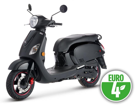 Spare parts SYM Fiddle III Euro4 matt black (BK-007U/BK-5560S)