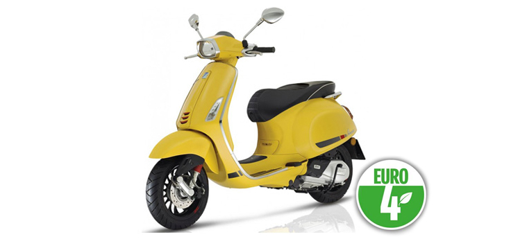 Parts Vespa Sprint 4-stroke 3-valve (Euro4 injection IGET) matt yellow 974/ a