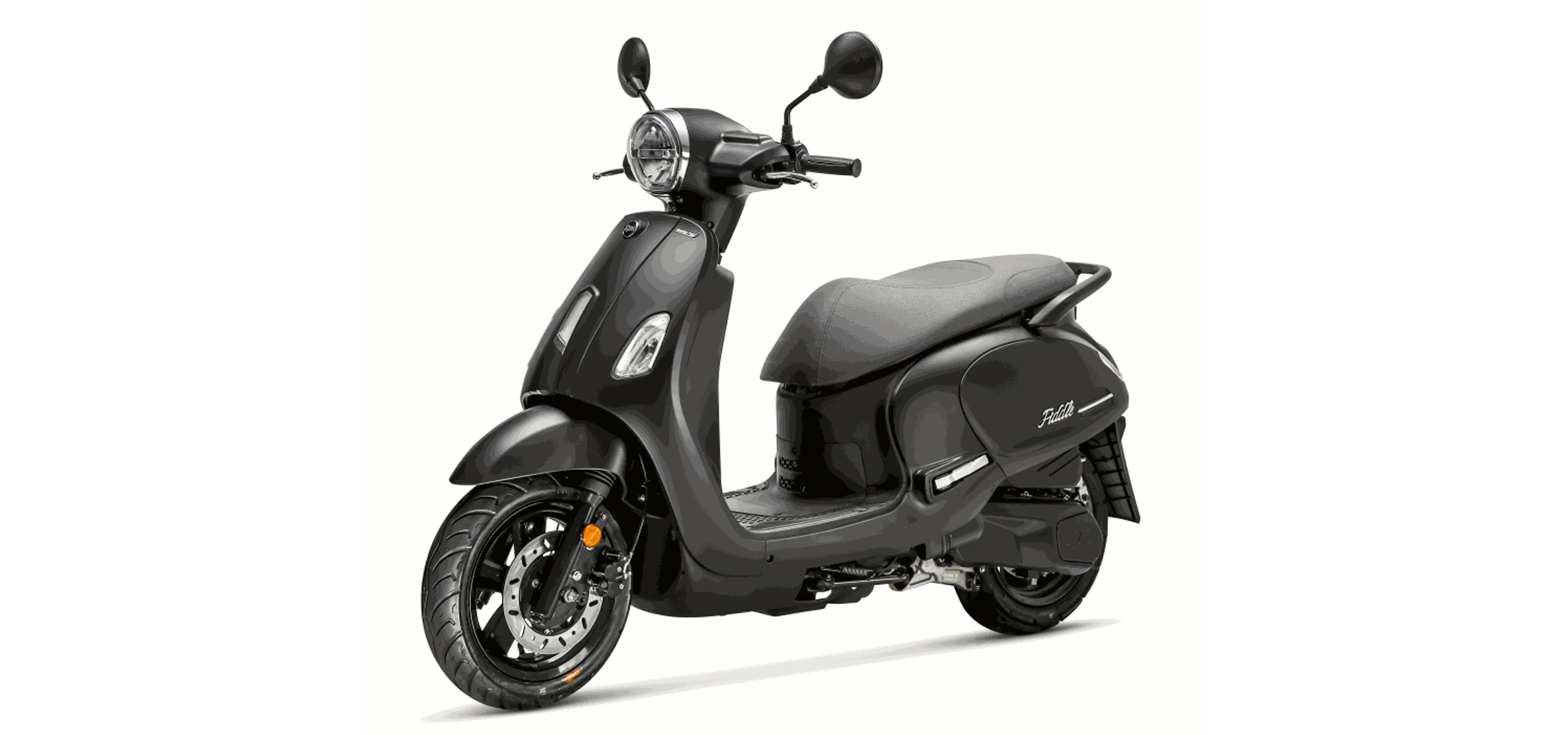 Sym Fiddle IV 125i AC CBS E5 2020-2021 MATTE BLACK (BK-007U)