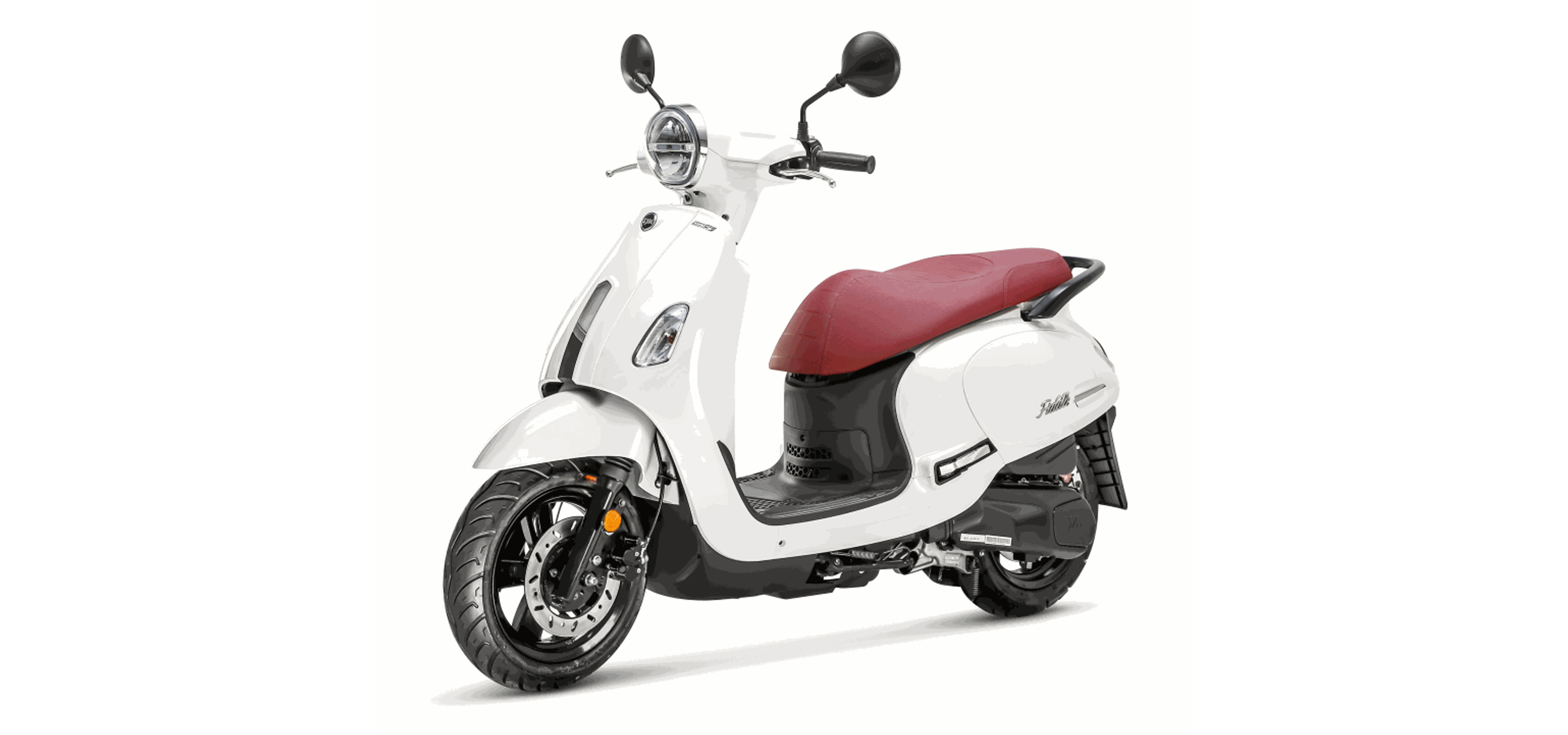 Sym Fiddle IV WHITE(WH-8028P/RED ST)