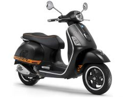 Vespa GTS 125 IE 2009-2016 black 85/B