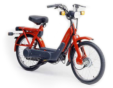 Exploded viewss Vespa Ciao 2-stroke