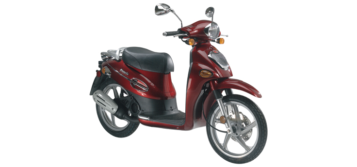 Spare parts Kymco People 2-stroke 50cc red