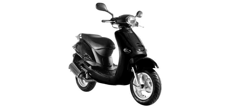 Spare parts Kymco Yup 2-stroke AC black gloss