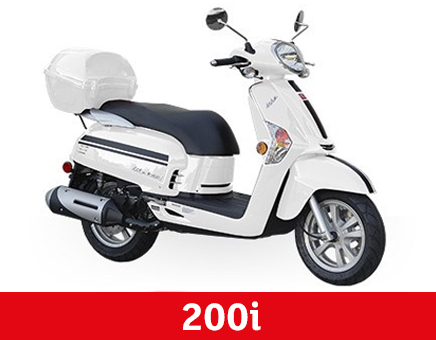 Spare parts Kymco Like 200i white