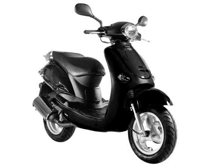 Spare parts Kymco Yup 2-stroke AC black gloss