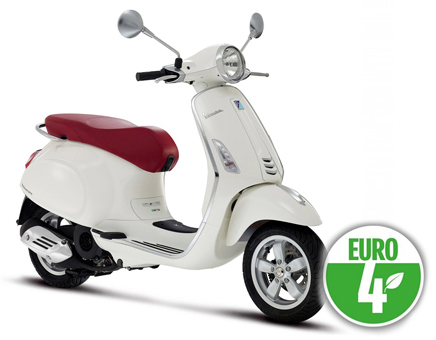 Spare parts Vespa Primavera 4-stroke 3-klepper (Euro4 injection IGET) white Fusion 544