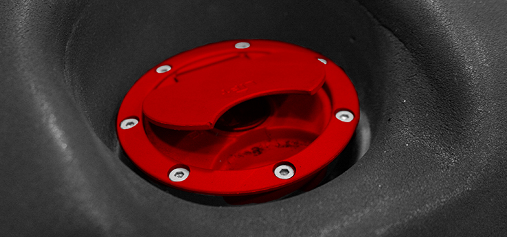 Fuel tank caps with lock