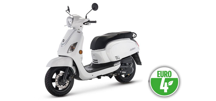 Spare parts SYM Fiddle III Euro4 white (WH-006)