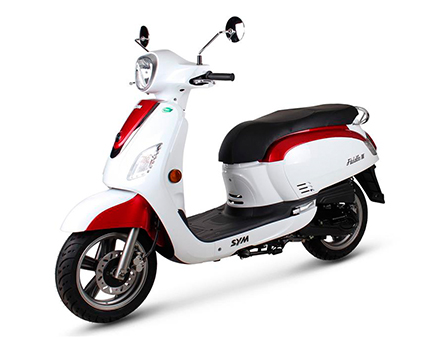 Spare parts Sym Fiddle III (WH006 R010CA) white red