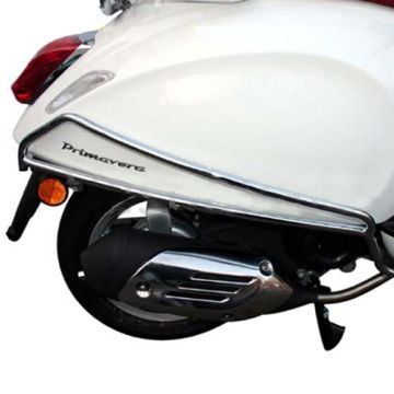 Rear crash bars: Vespa Primavera chrome Faco