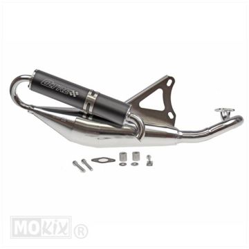 Exhaust Minarelli horizontal chrome Tecnigas Q-TRE CE
