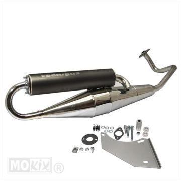 Exhaust China GY6 [139QMB] 4-Stroke GY6 chrome Tecnigas Next-R CE