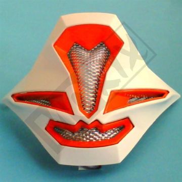 Chin piece cross helmet Mt Technical orange