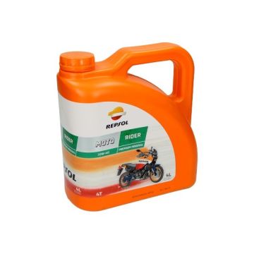 lubricant oil 10W40 rider 4L bottle repsol