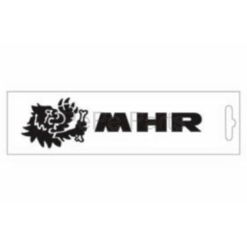sticker univ word [mhr] + lion 16cm black malossi mhr 339772