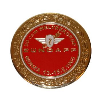 sticker zundapp logo round zundapp monza red/gold z517-12.127/r