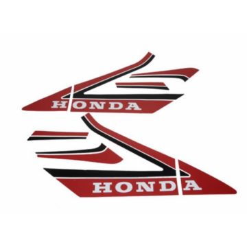 decal set model 1987 mb red/white falko 010385 8-piece