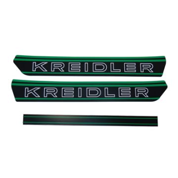 sticker set petrol tank kreidler black/green