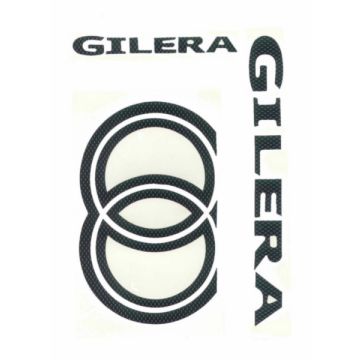 sticker set gilera carbon 5-piece