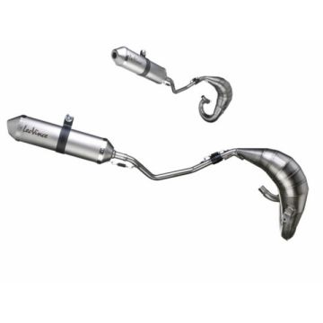 Exhaust Derbi Senda aluminum silencer Leovince X-fight