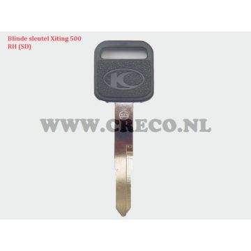 Ignition lock key blind/blank Kymco XCITING 500 RH (SD) original (groove right) note photo!