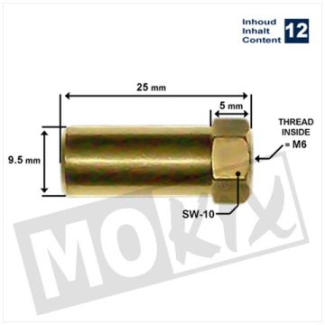 EXHAUST NUT PUCH MAXI LONG (12)