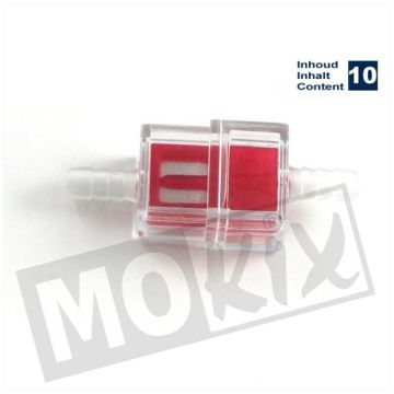 PETROL FILTER UNI FOR 7MM HOSE SQUARE (10)