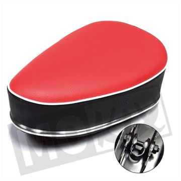 SADDLE UNI/PUCH CONDOR TRIANGLE BLACK/RED