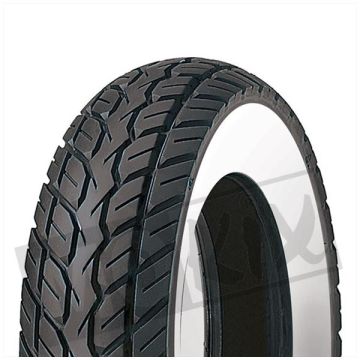 Tyre 90/90-10 Kenda K418 4PR whitewall TL 50J