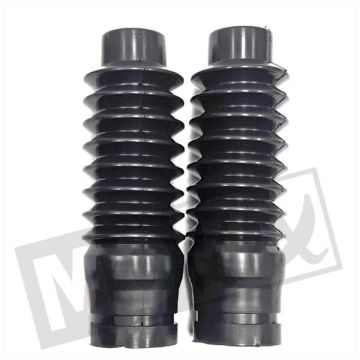 FRONT FORK RUBBER MBK 51 16.5cm 30mm BLACK SET