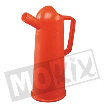 OIL FILL SIZE CUP RED 1000ml/1ltr