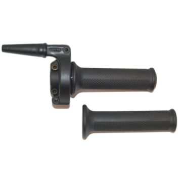 Throttle Speed right angle Universal black domino-120632